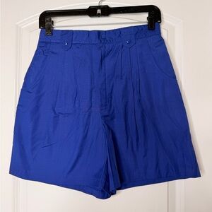 Fundamental Things NWT Vintage High Waist Pleated Walking Shorts 12 100% Cotton